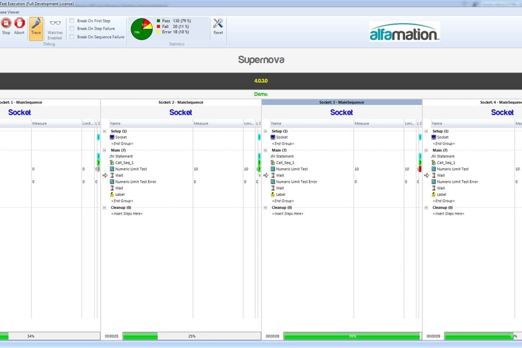 Alfamation simplifies test with Supernova 4.0 software